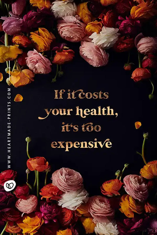 Poster If it costs your health