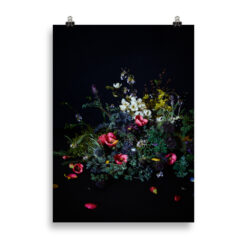 Poster mit Wildblumen